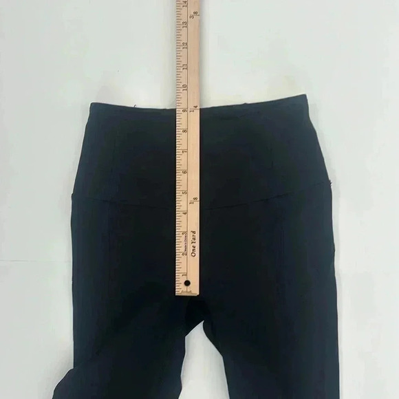 Lululemon Anew Crop Leggings Black Luxtreme Workout Pants 4 laser cut detail - Picture 5 of 10